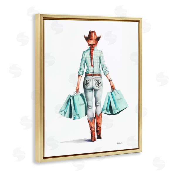 Stupell Industries Amanda Greenwood | Trendy Country Cowgirl