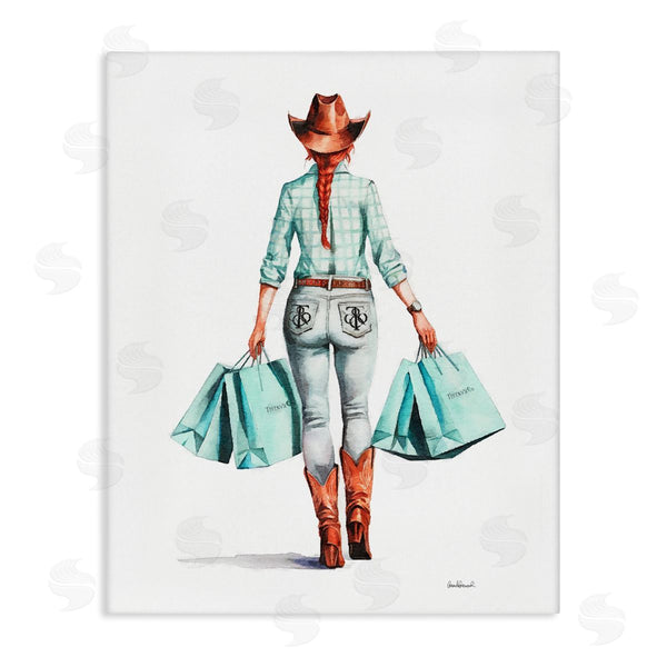 stupell industries Amanda Greenwood | Trendy Country Cowgirl