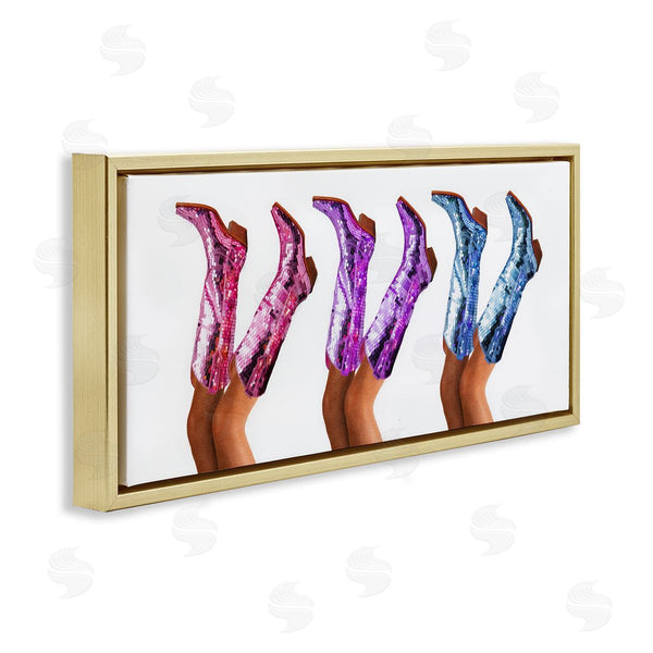 Stupell Industries Amanda Greenwood | Trendy Glam Cowgirl Boots Wall Art