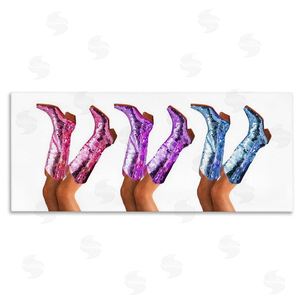 stupell industries Amanda Greenwood | Trendy Glam Cowgirl Boots Wall Art