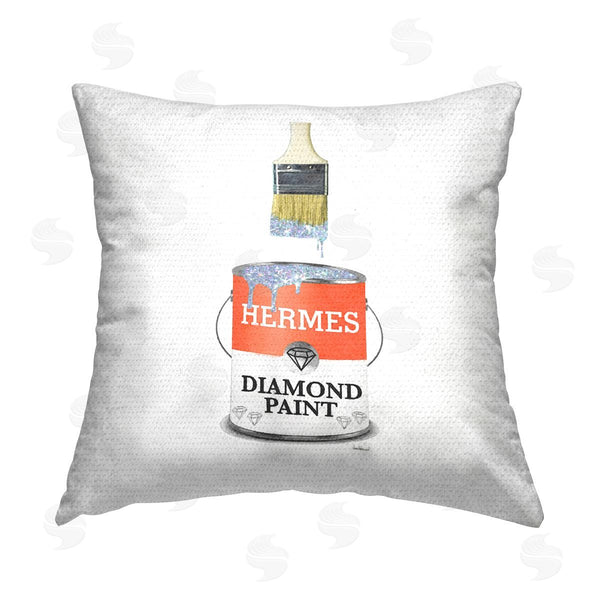 Stupell Industries Amanda Greenwood | Trendy Glam Paint Can Fashion Printed Throw Pillow