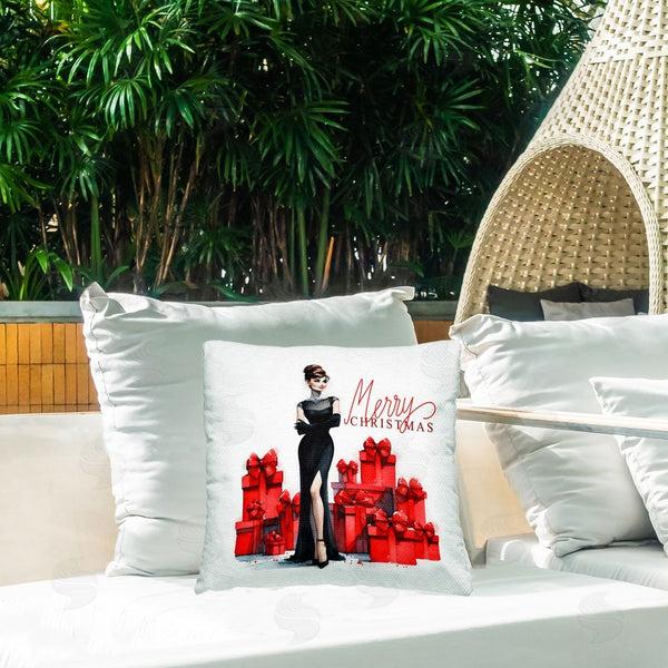 Stupell Industries Amanda Greenwood | Trendy Merry Christmas Printed Throw Pillow