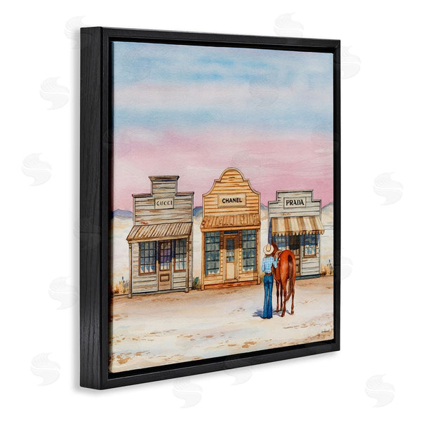 Stupell Industries Amanda Greenwood | Trendy Saloon Shops Cowgirl