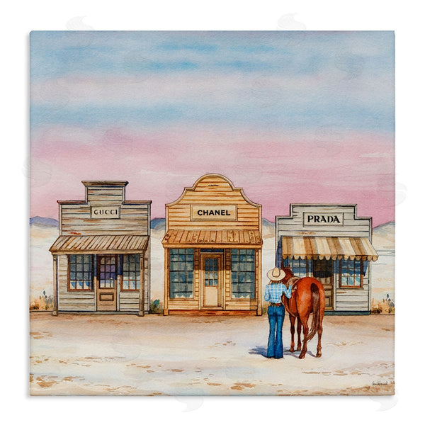 stupell industries Amanda Greenwood | Trendy Saloon Shops Cowgirl