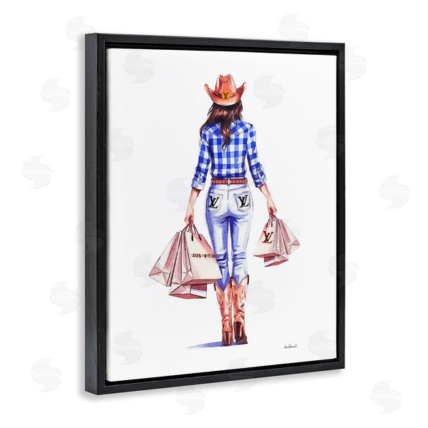 Stupell Industries Amanda Greenwood | Trendy Shopping Cowgirl