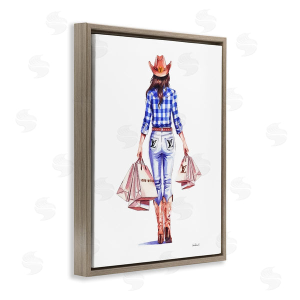 Stupell Industries Amanda Greenwood | Trendy Shopping Cowgirl