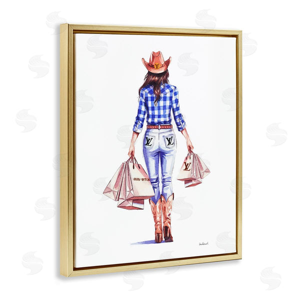 Stupell Industries Amanda Greenwood | Trendy Shopping Cowgirl