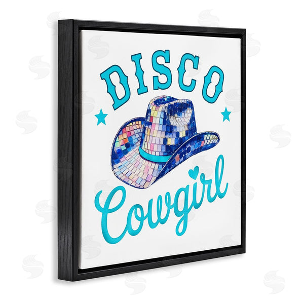 Stupell Industries Amanda Greenwood | Turquoise Disco Cowgirl
