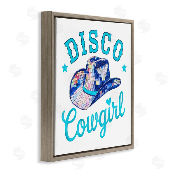 Stupell Industries Amanda Greenwood | Turquoise Disco Cowgirl