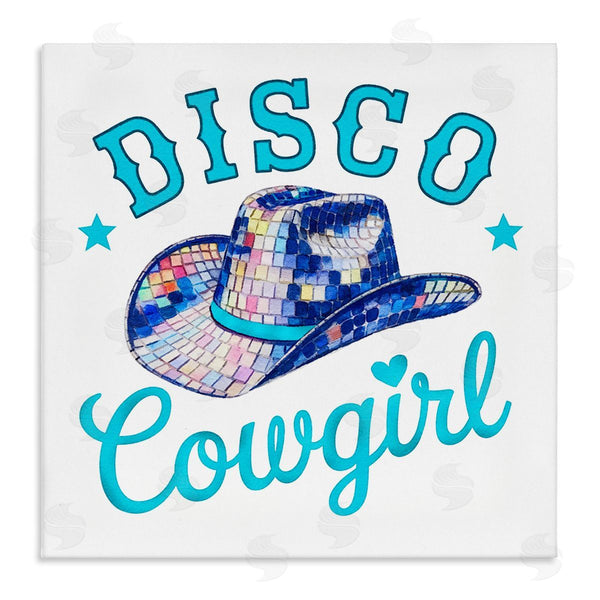 stupell industries Amanda Greenwood | Turquoise Disco Cowgirl