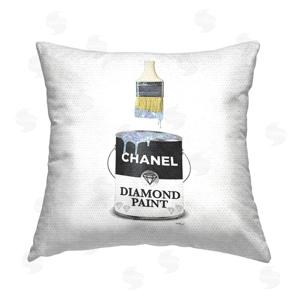 Stupell Industries Amanda Greenwood | Twinkling Glam Paint Can Printed Throw Pillow