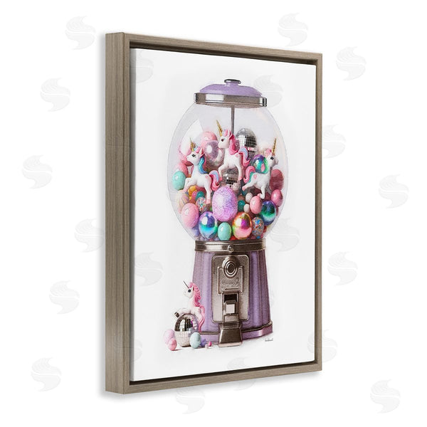 Stupell Industries Amanda Greenwood | Unicorn Gumball Machine Wall Art