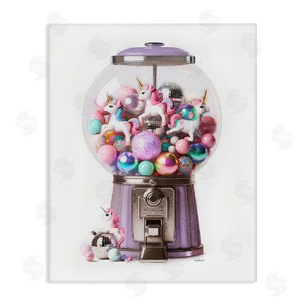 stupell industries Amanda Greenwood | Unicorn Gumball Machine Wall Art