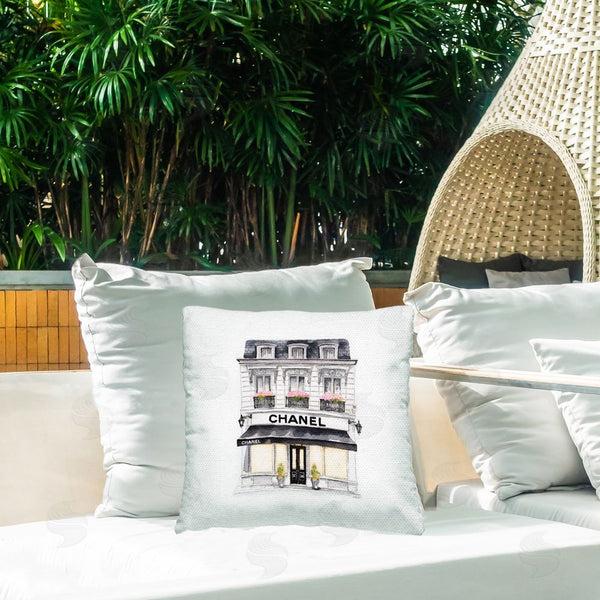 Stupell Industries Amanda Greenwood | Urban Fashion Storefront Printed Throw Pillow