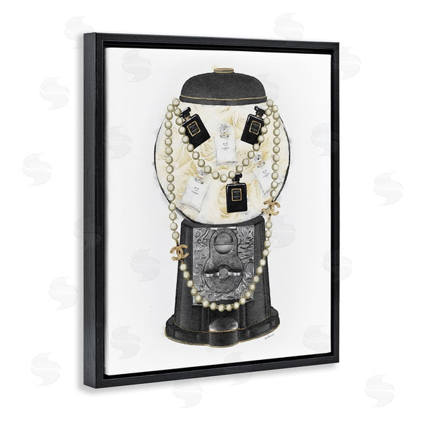 Stupell Industries Amanda Greenwood | Vintage Gumball Machine Designer Perfume Necklace Accessories Wall Art