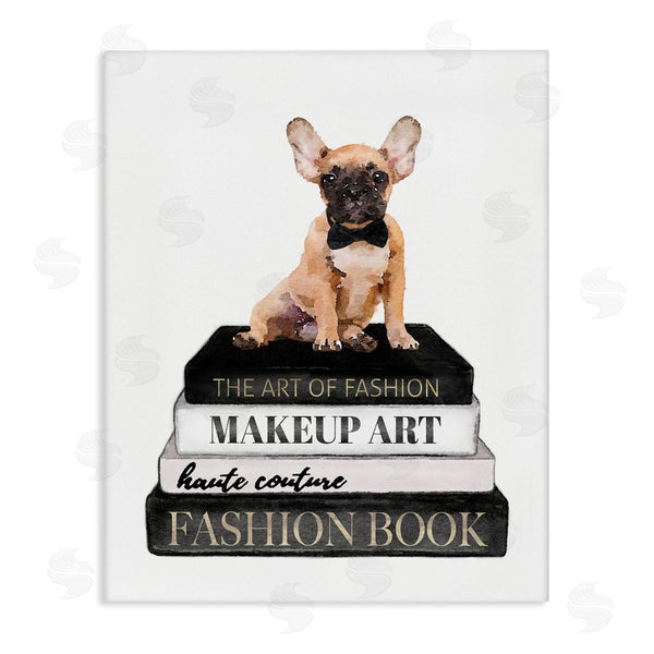stupell industries Amanda Greenwood | Whimsical French Bulldog Glam Pet Fashion Portfolio Wall Art