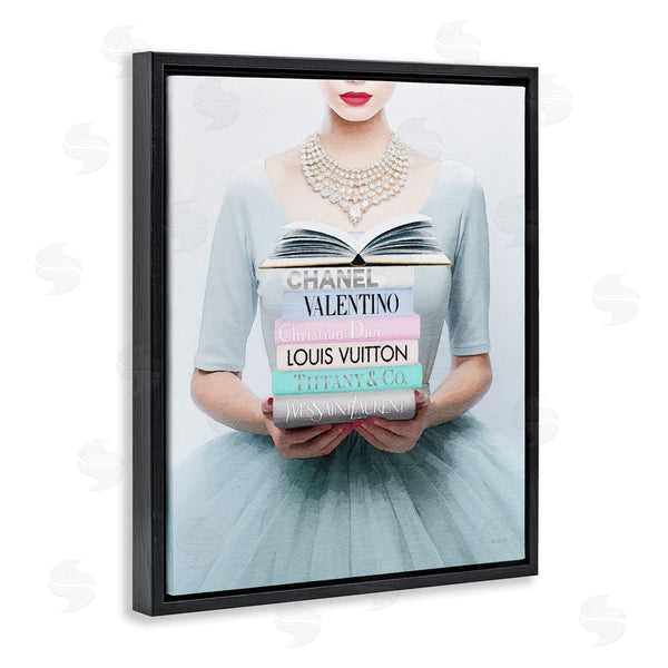 Stupell Industries Amanda Greenwood | Woman With Glam Books Wall Art