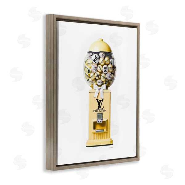 Stupell Industries Amanda Greenwood | Yellow Gumball Machine