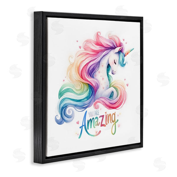 Stupell Industries Amanda Greenwood | You Are Amazing Unicorn Wall Art