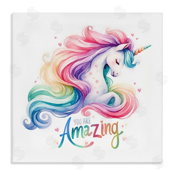 stupell industries Amanda Greenwood | You Are Amazing Unicorn Wall Art
