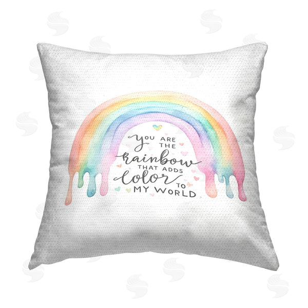 Stupell Industries Amanda Greenwood | You Are The Rainbow Printed Throw Pillow
