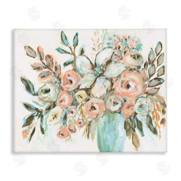 stupell industries Amanda Hilburn | Modern Peonies Arrangement Wall Art