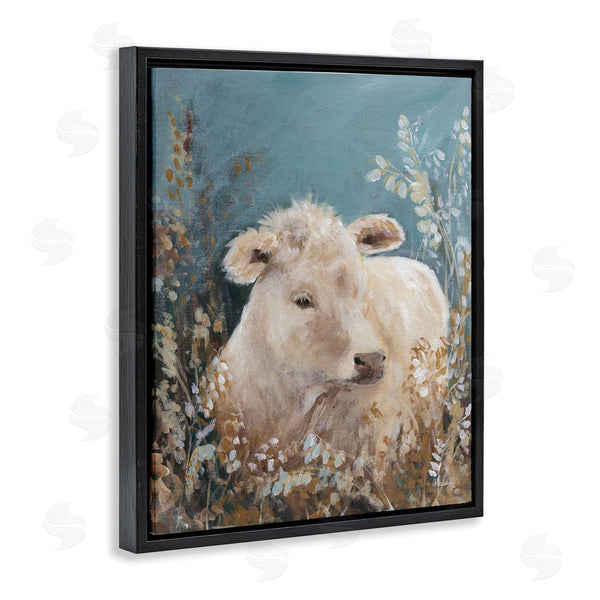 Stupell Industries Amanda Hilburn | Soft Cattle Amongst Florals