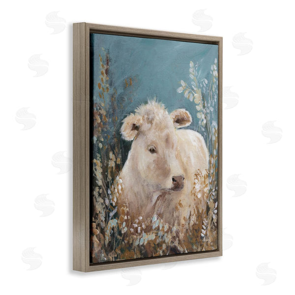 Stupell Industries Amanda Hilburn | Soft Cattle Amongst Florals