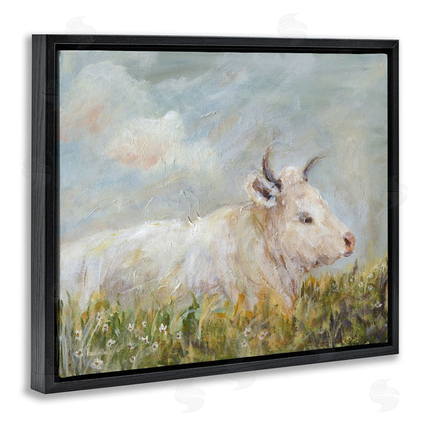 Stupell Industries Amanda Hilburn | Subtle Cattle Sun Bathing