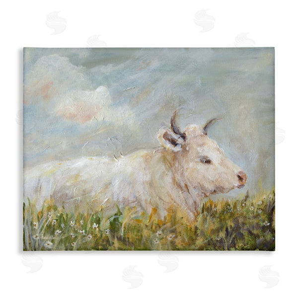 stupell industries Amanda Hilburn | Subtle Cattle Sun Bathing