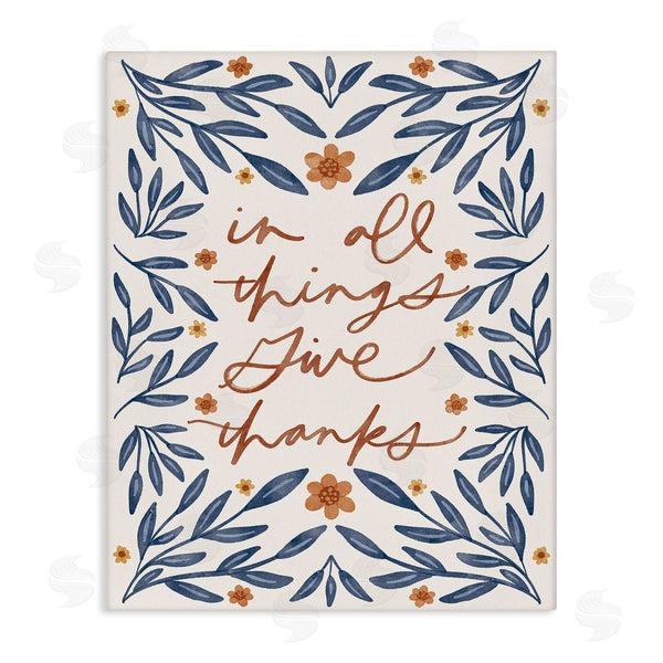 stupell industries Amanda Houston | Give Thanks Botanical