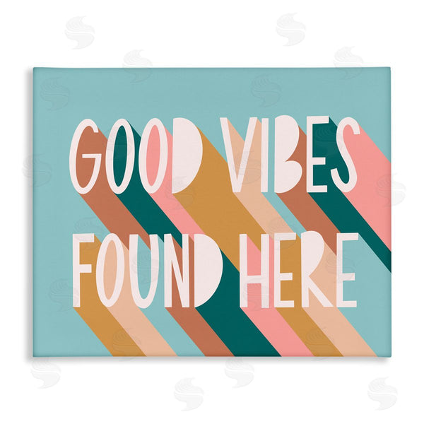 Stupell Industries Amanda Houston | Good Vibes Found Here Color Pop