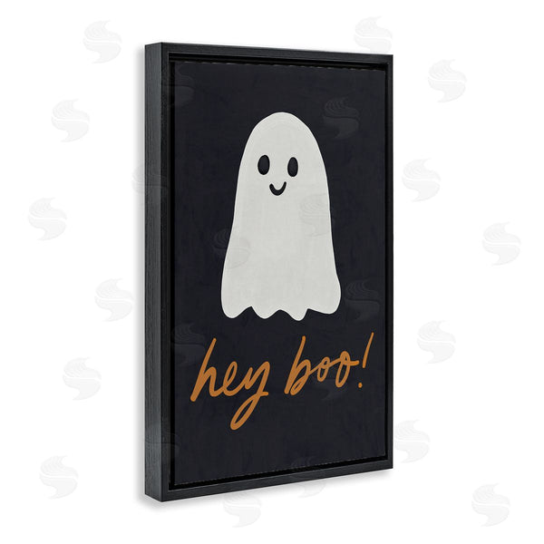 Stupell Industries Amanda Houston | Hey Boo Spooky Ghost Wall Art
