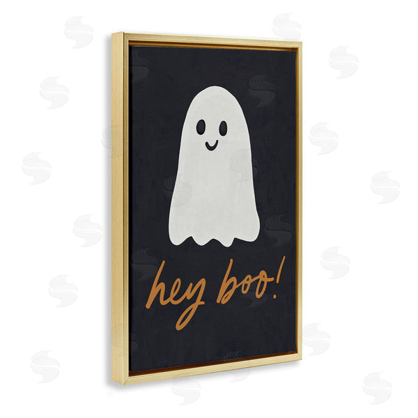 Stupell Industries Amanda Houston | Hey Boo Spooky Ghost Wall Art