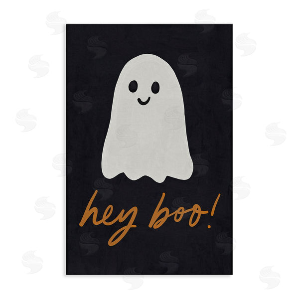 stupell industries Amanda Houston | Hey Boo Spooky Ghost Wall Art