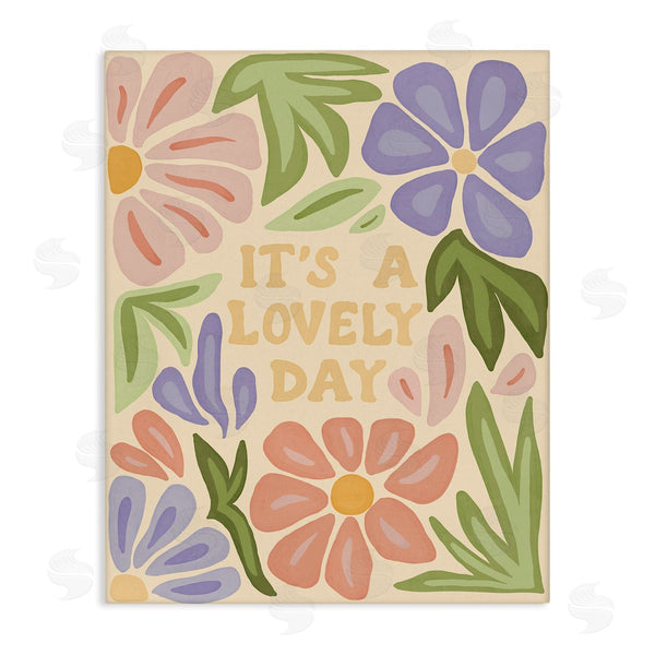 stupell industries Amanda Houston | Lovely Day with Florals Wall Art