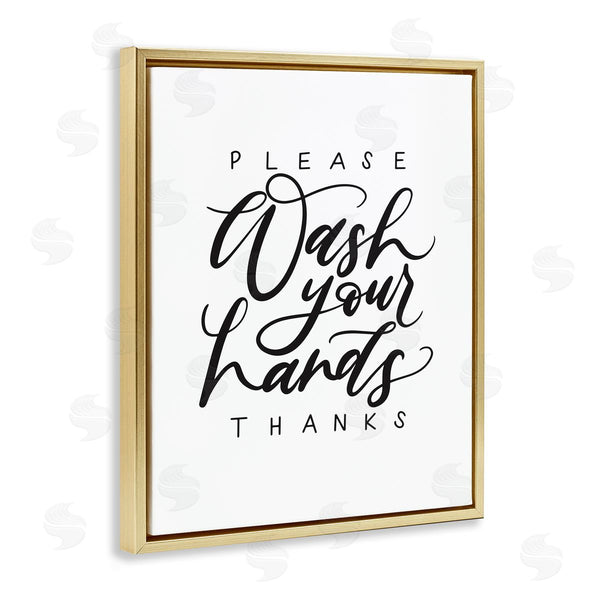 Stupell Industries Amanda Houston | Please Wash Your Hands