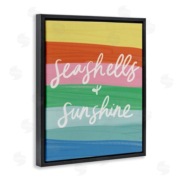 Stupell Industries Amanda Houston | Seashells & Sunshine On Rainbow