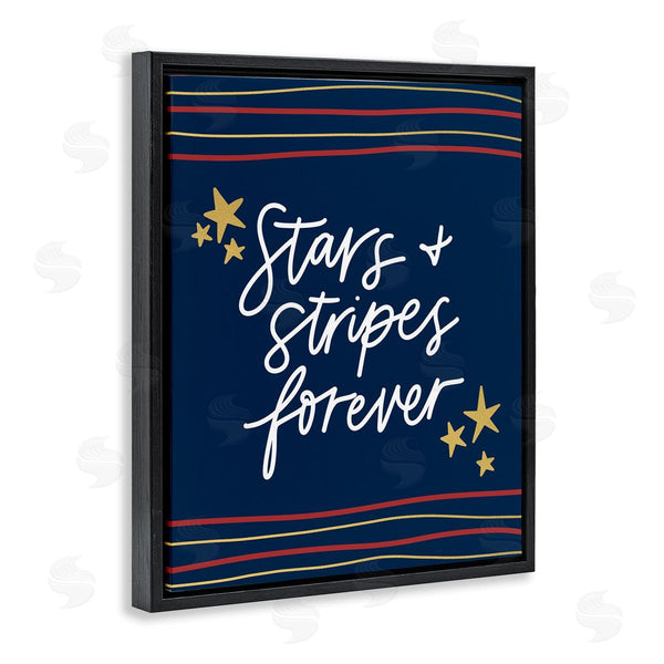 Stupell Industries Amanda Houston | Stars Stripes Forever Americana Independence Day Wall Art