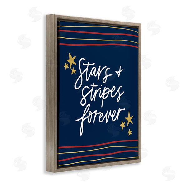 Stupell Industries Amanda Houston | Stars Stripes Forever Americana Independence Day Wall Art