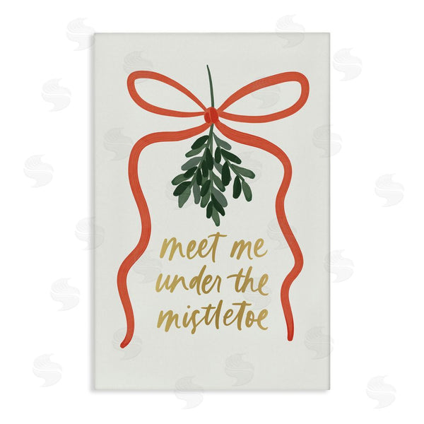 stupell industries Amanda Houston | Under Mistletoe Christmas