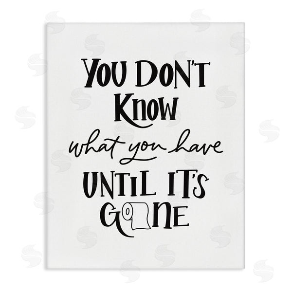 Stupell Industries Amanda Houston | Until It's Gone Toilet Paper