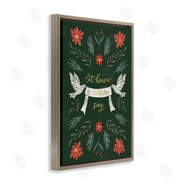 Stupell Industries Amanda Houston | Xmas Let Heaven Sing