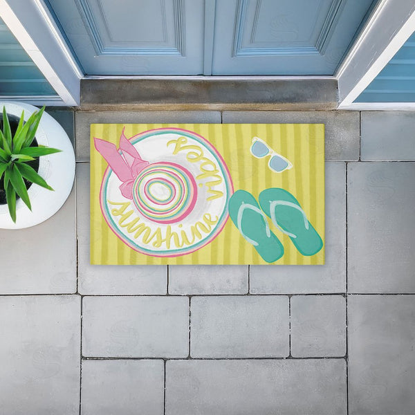 Stupell Industries Amanda McGee | Endless Sunshine Vibes Non-Woven Door Mat