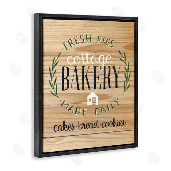 Stupell Industries Amanda McGee | Fresh Pies Cottage Bakery Rustic Country Kitchen Sign Wall Art