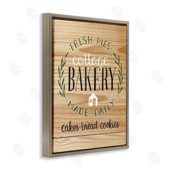 Stupell Industries Amanda McGee | Fresh Pies Cottage Bakery Rustic Country Kitchen Sign Wall Art