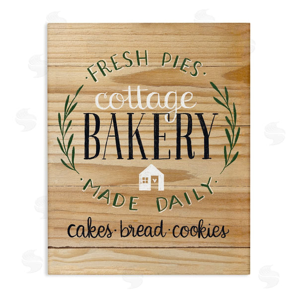 stupell industries Amanda McGee | Fresh Pies Cottage Bakery Rustic Country Kitchen Sign Wall Art