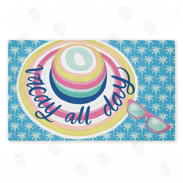 stupell industries Amanda McGee | Summer Vacay All Day Non-Woven Door Mat