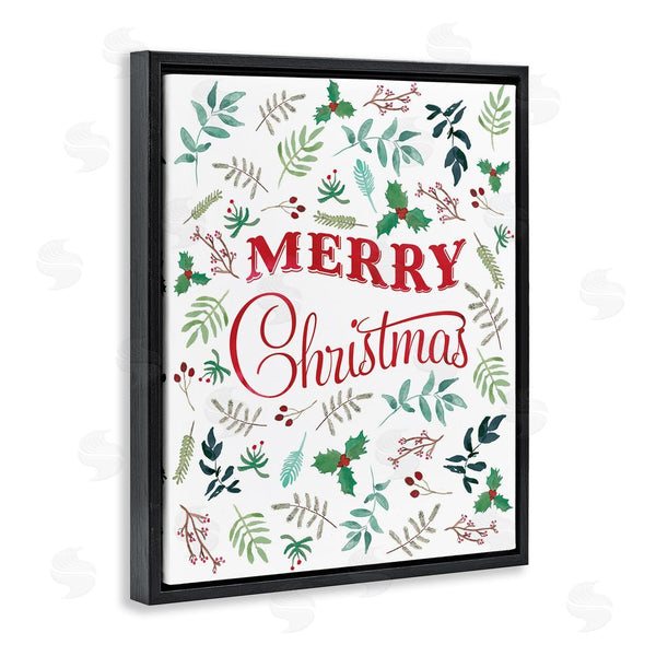 Stupell Industries Amanda Murray | Christmas Botanicals Pattern Wall Art