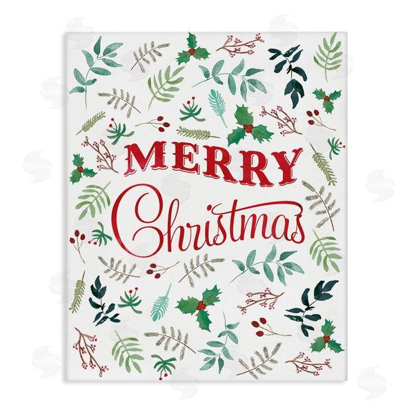 stupell industries Amanda Murray | Christmas Botanicals Pattern Wall Art